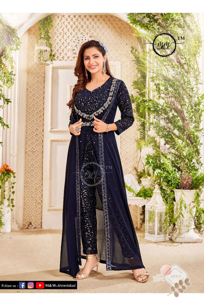 M & M Arzoie 2  Fancy Stylish Festive Wear Exclusive Designer Ready Made Collection